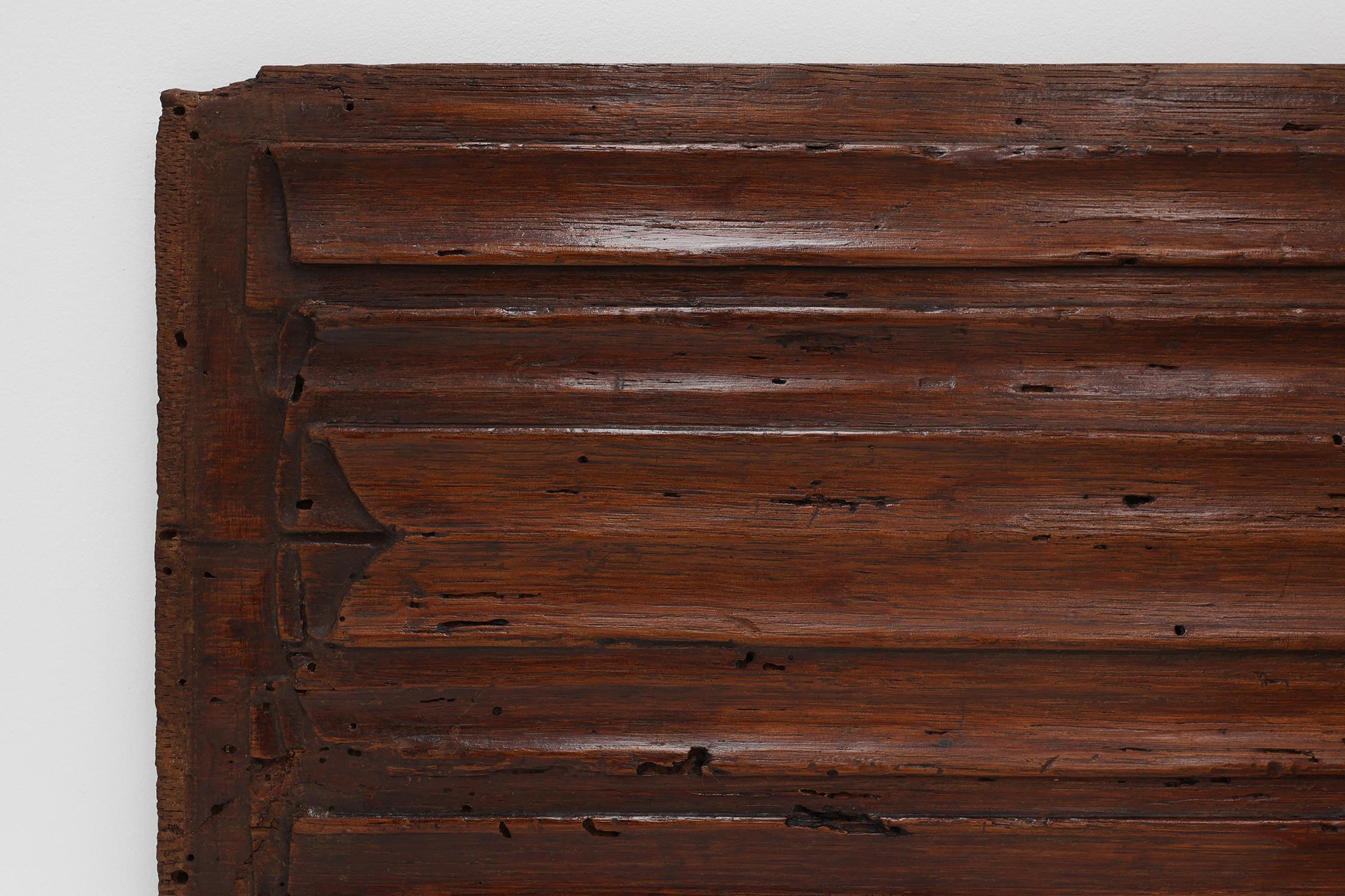 16th Century oak carved Gothic Panel, Belgium For Sale 1