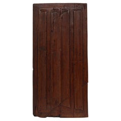 16th Century oak carved Gothic Panel, Belgium