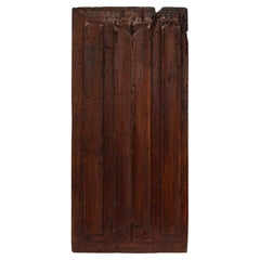 16th Century oak carved Gothic Panel, Belgium