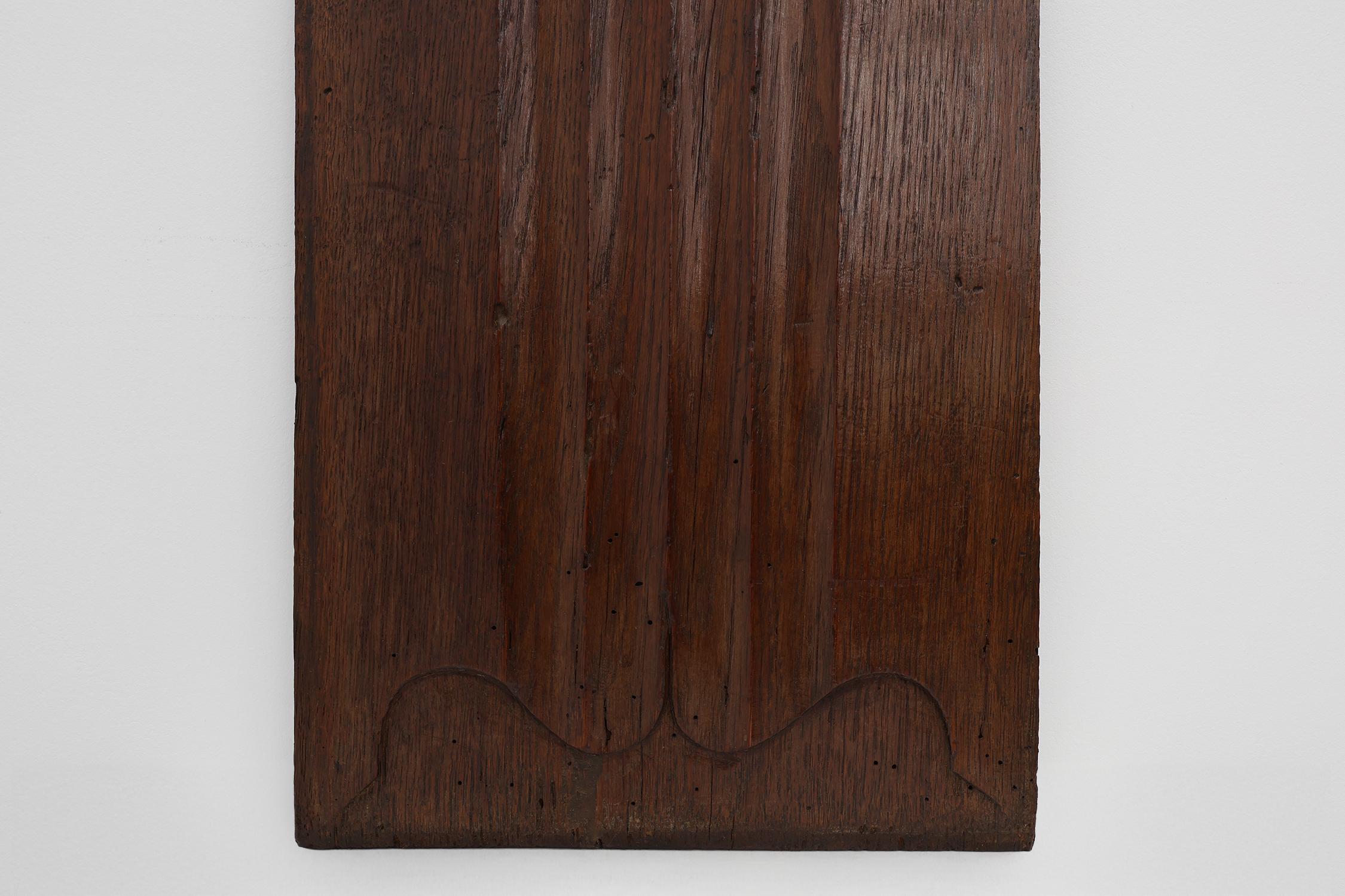 Gotische Tafel aus Eiche, 16. Jahrhundert, Frankreich (Handgeschnitzt) im Angebot