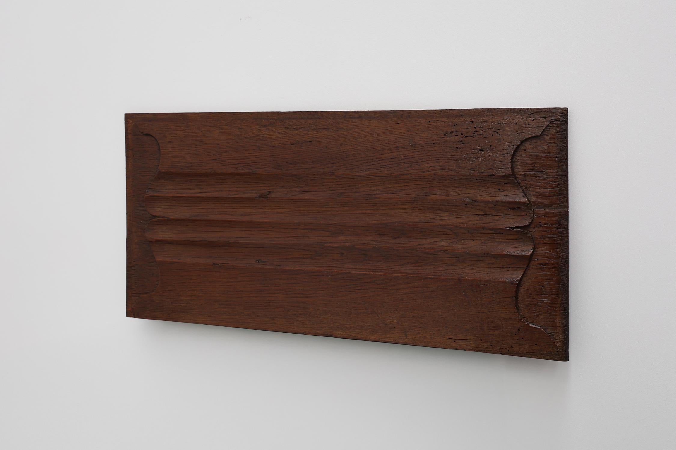 16th Century oak carved Gothic Panel, France In Good Condition For Sale In Meulebeke, BE