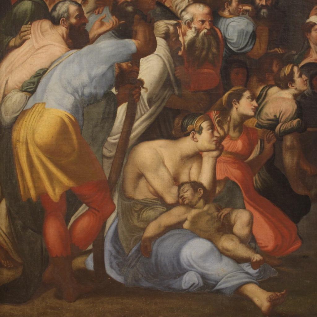 16th Century Oil on Canvas Antique Italian Religious Painting Saint John, 1590 5