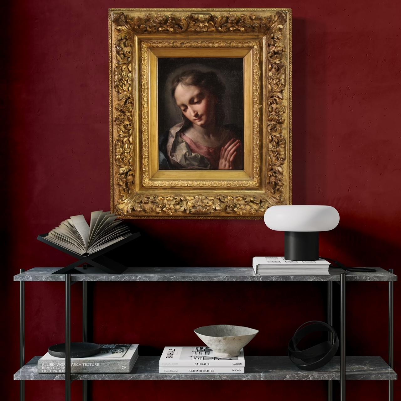 16th Century Oil on Canvas Emilian School Antique Madonna Painting, 1550 6