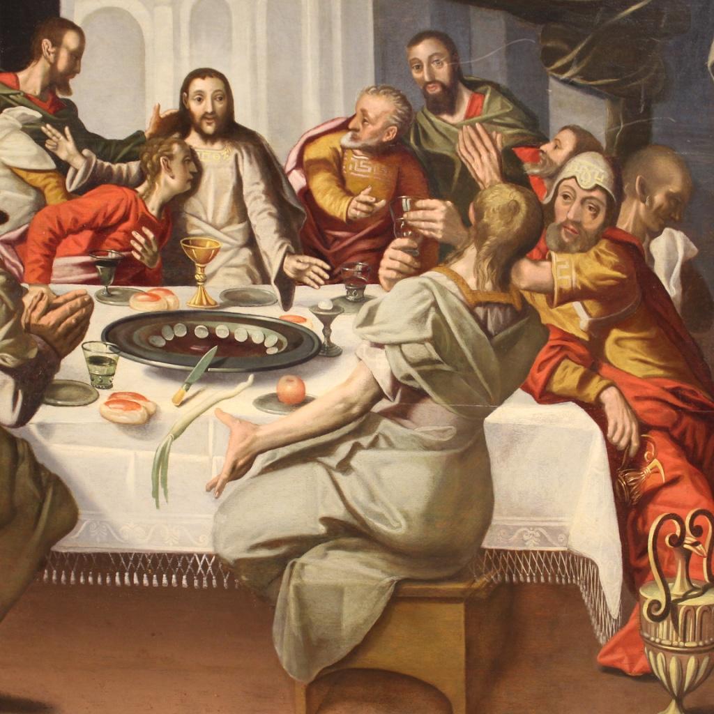 the first flemish panel painting of the last supper was created by