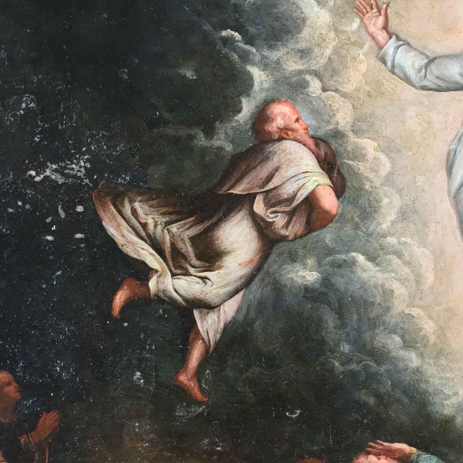 16th Century Old Masters Nicolo Cercignani the Transfiguration after Raphael In Good Condition For Sale In Milan, IT