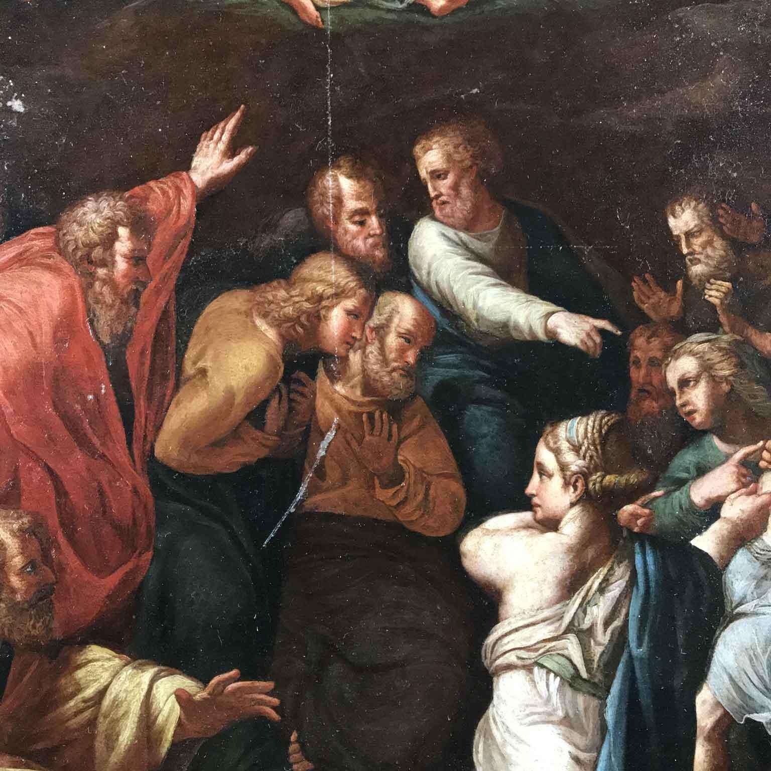 Antichi maestri del XVI secolo Nicolo Cercignani la Trasfigurazione dopo Raffaello in vendita 1