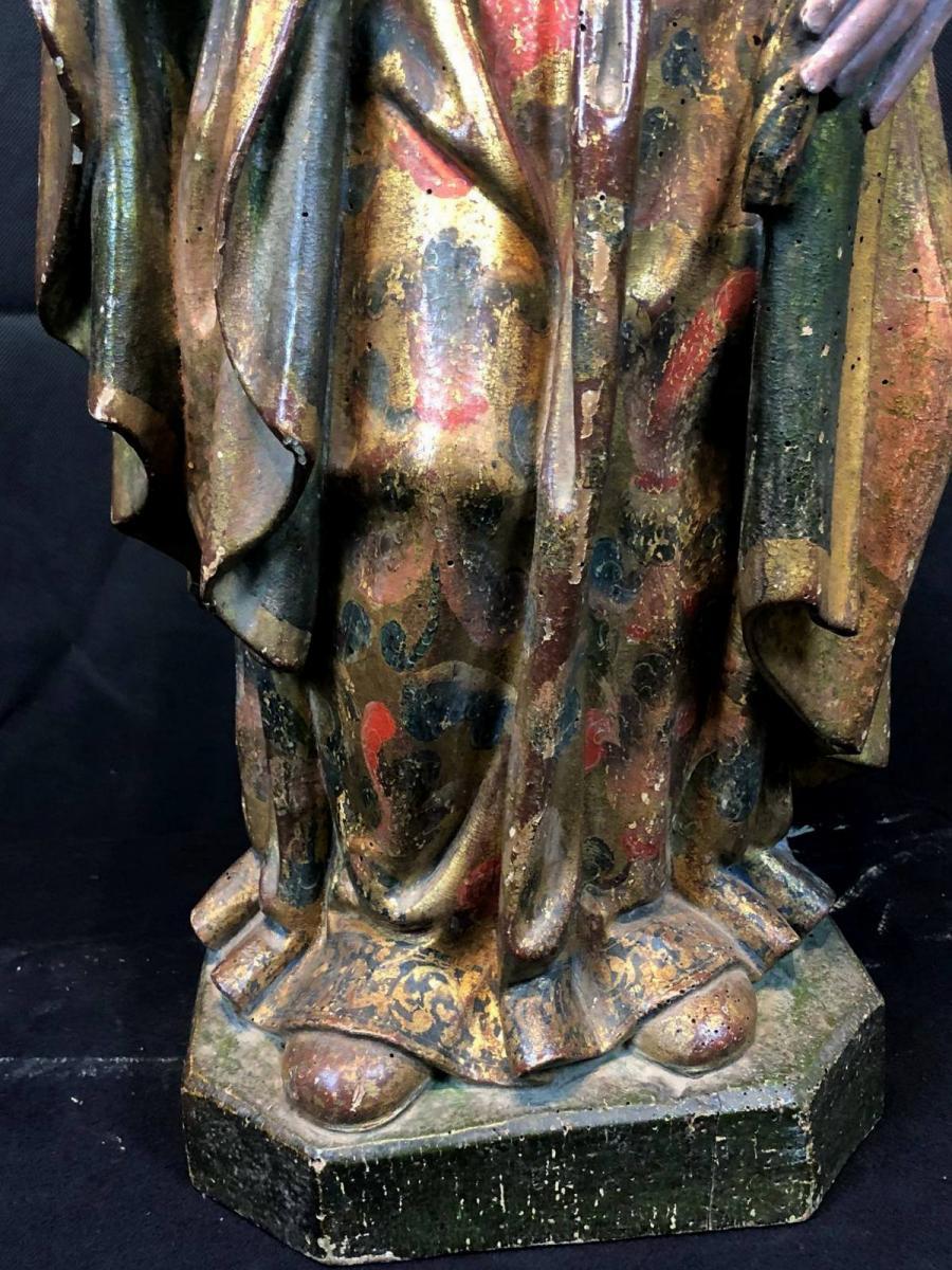 The sculpture is in carved, gilded and painted wood,
good state of conservation. We invite you to look carefully at the photographs to understand the real state of conservation. If you need more photos do not hesitate to contact us.
St. Lucy’s