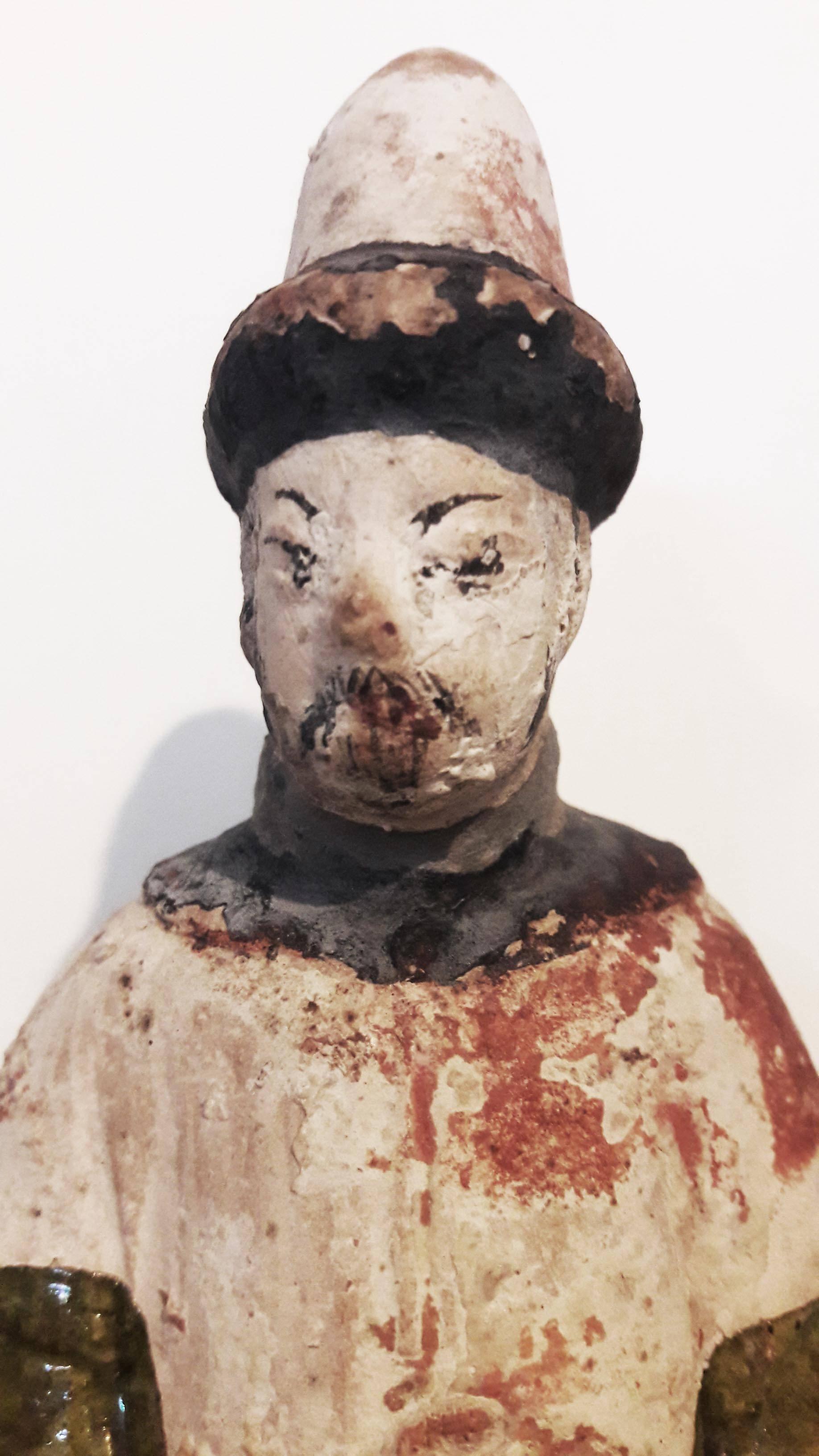 Glazed 16th Century Ritual Attendant Figure, Ming Period