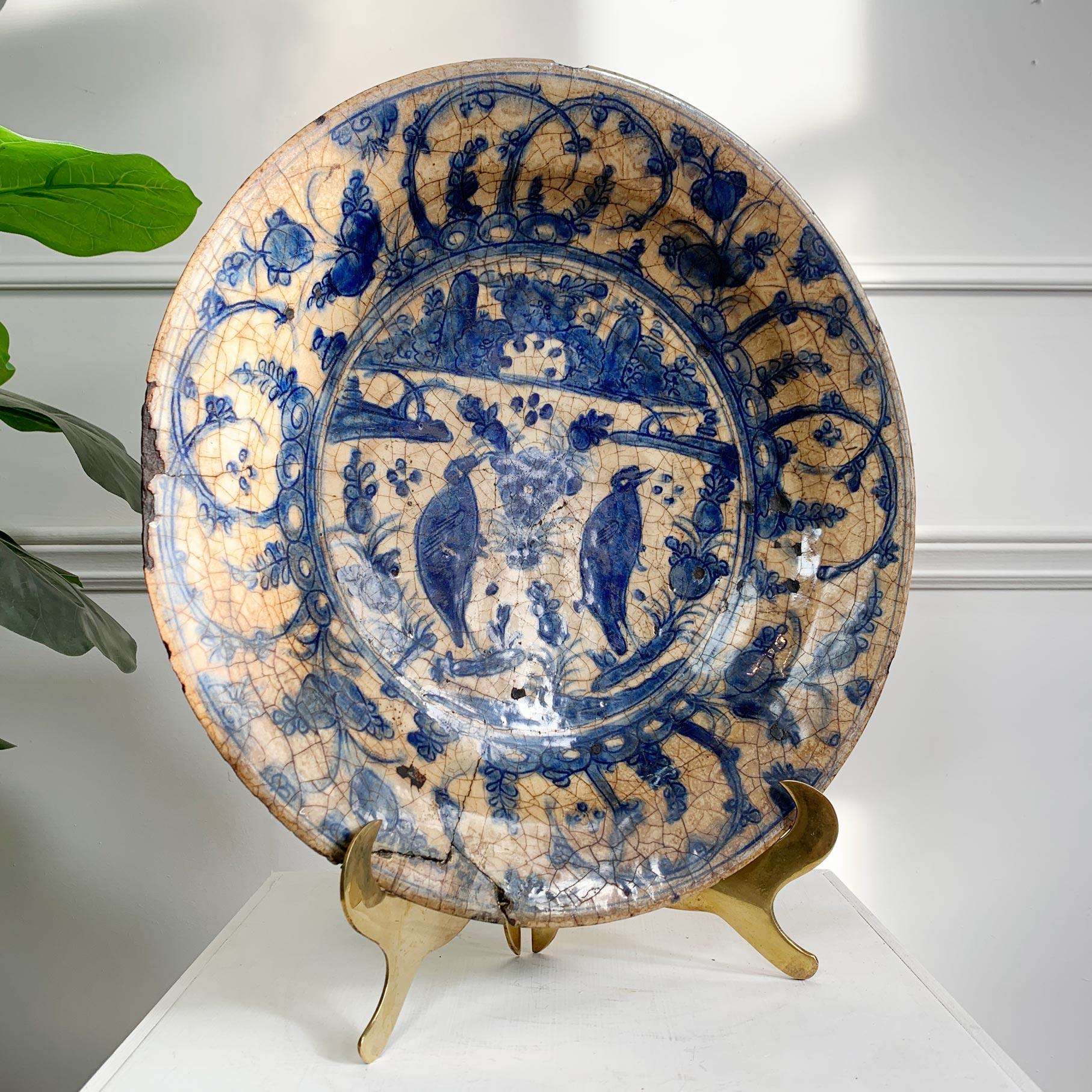 16th Century Safavid Pottery Dish For Sale 4