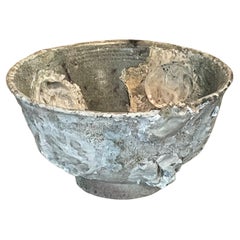 16th Century Sage Green Shipwrecked Bowl, Sawankhalok, Thailand