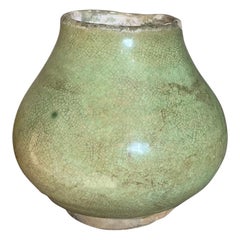 16th Century Sawankhalok Thai Celadon Pot