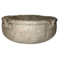 16th Century Sculpted Marble Basin