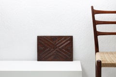 16th century sculpted oak Gothic panel, Belgium