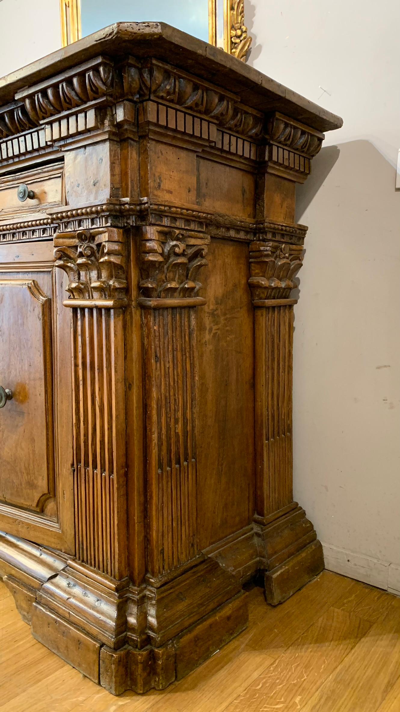 Wood 16th Century Sideboard