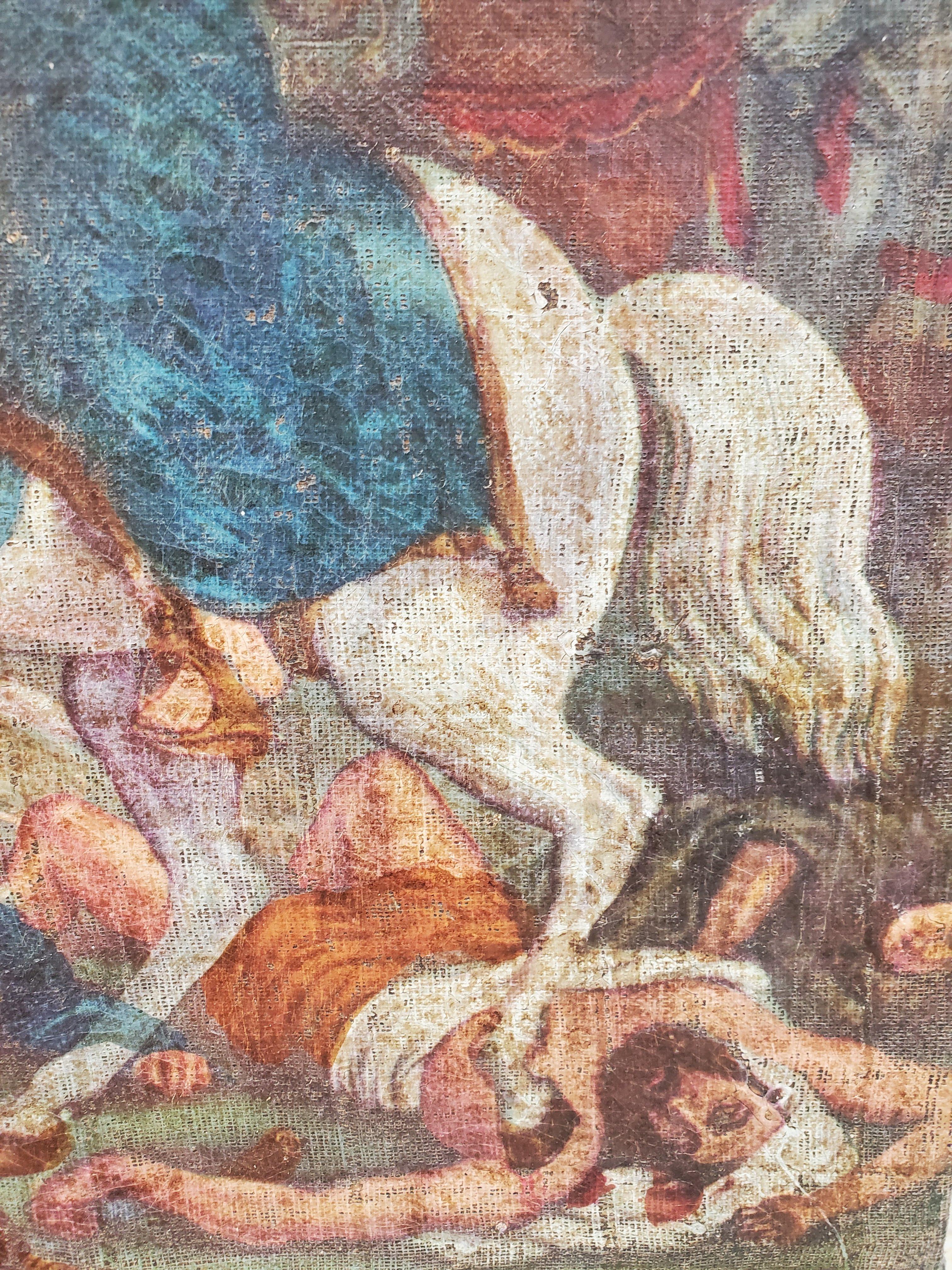 16th Century Spanish Colonial Oil Painting In Good Condition In Middleburg, VA