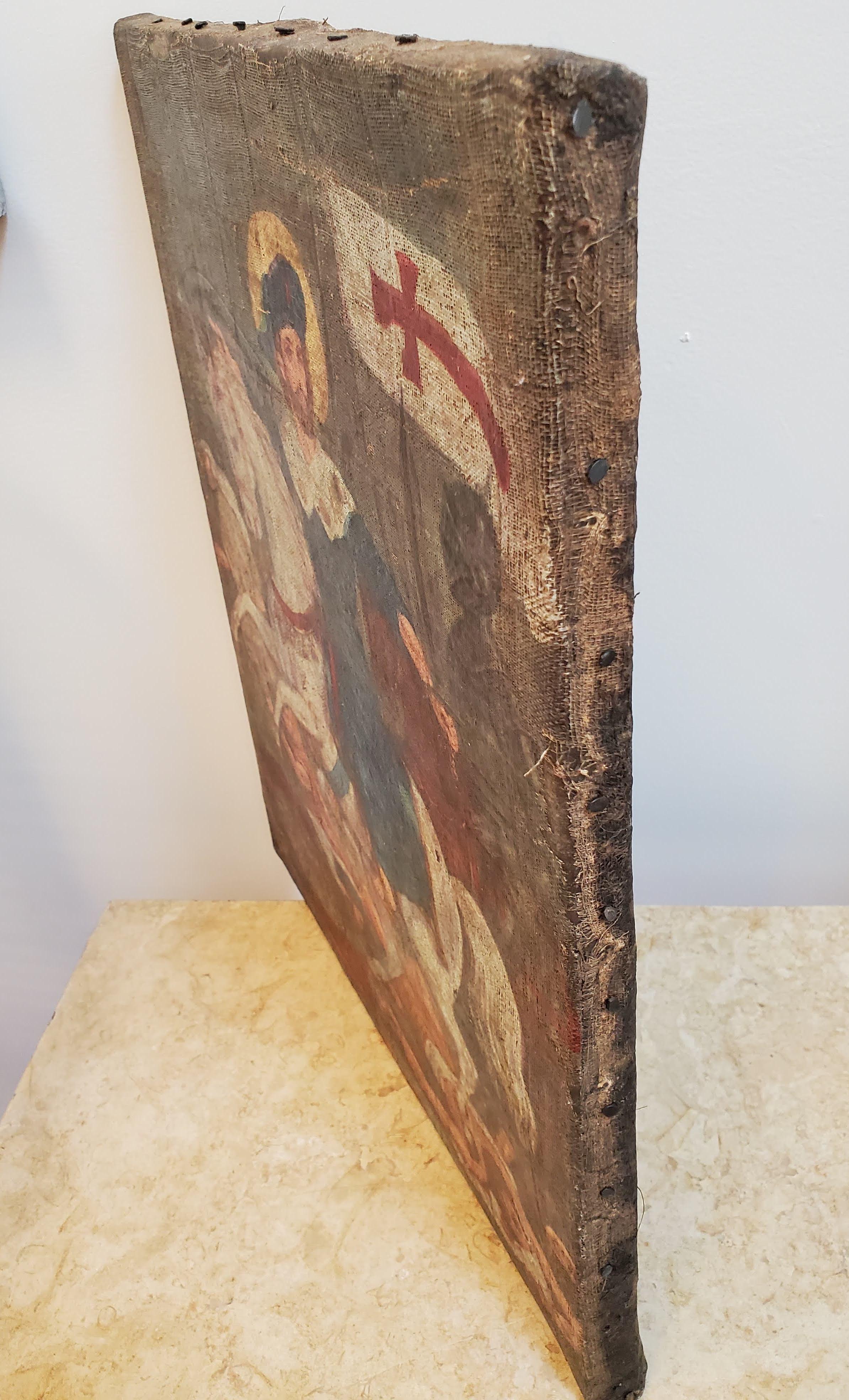 16th Century Spanish Colonial Oil Painting 3