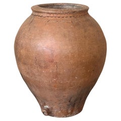 Vase espagnol en terre cuite du XVIe siècle