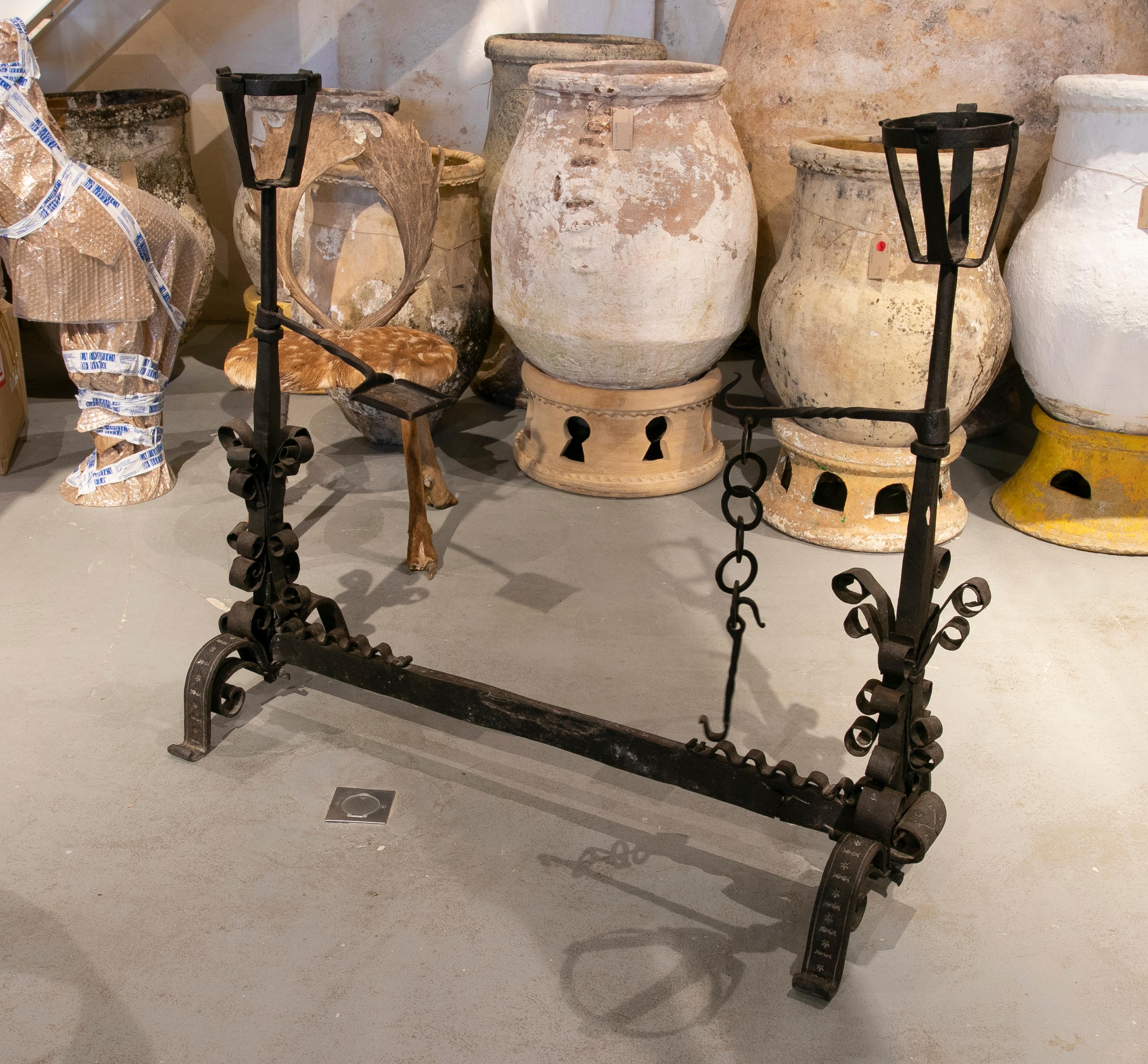 fireplace andirons for sale