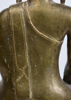 16th century Special antique Burmese Buddha statue with disciples from Burma