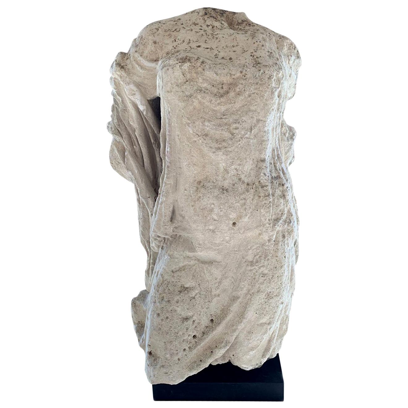 16th Century Stone Classical Roman Style Torso For Sale