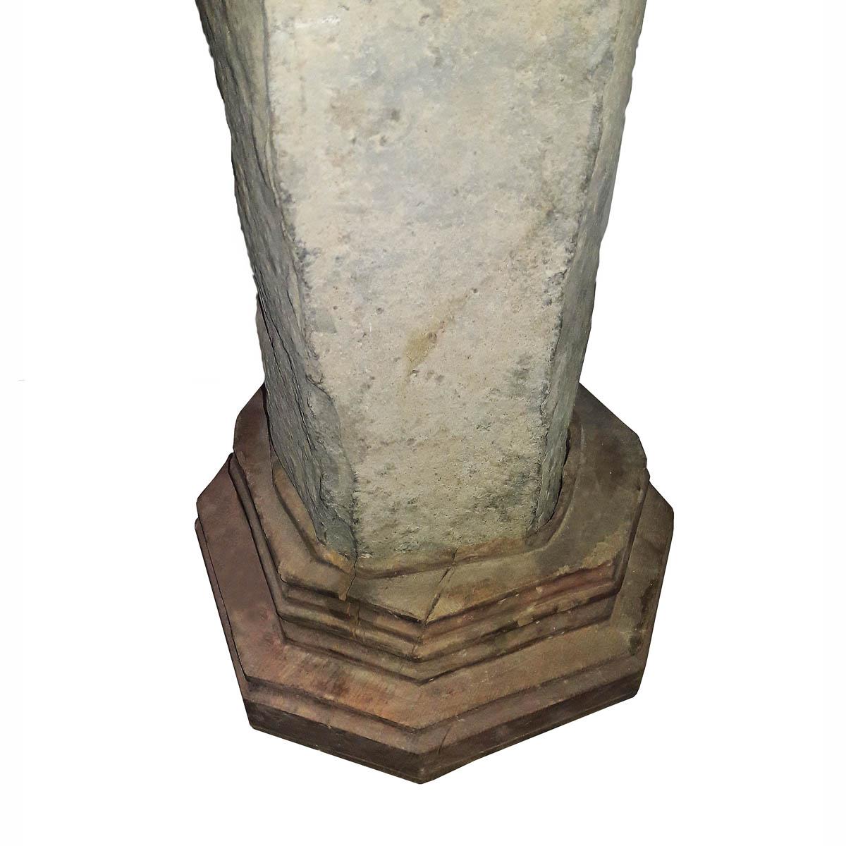 Chinese 16th Century Stone Pillar, Sianxi, China For Sale