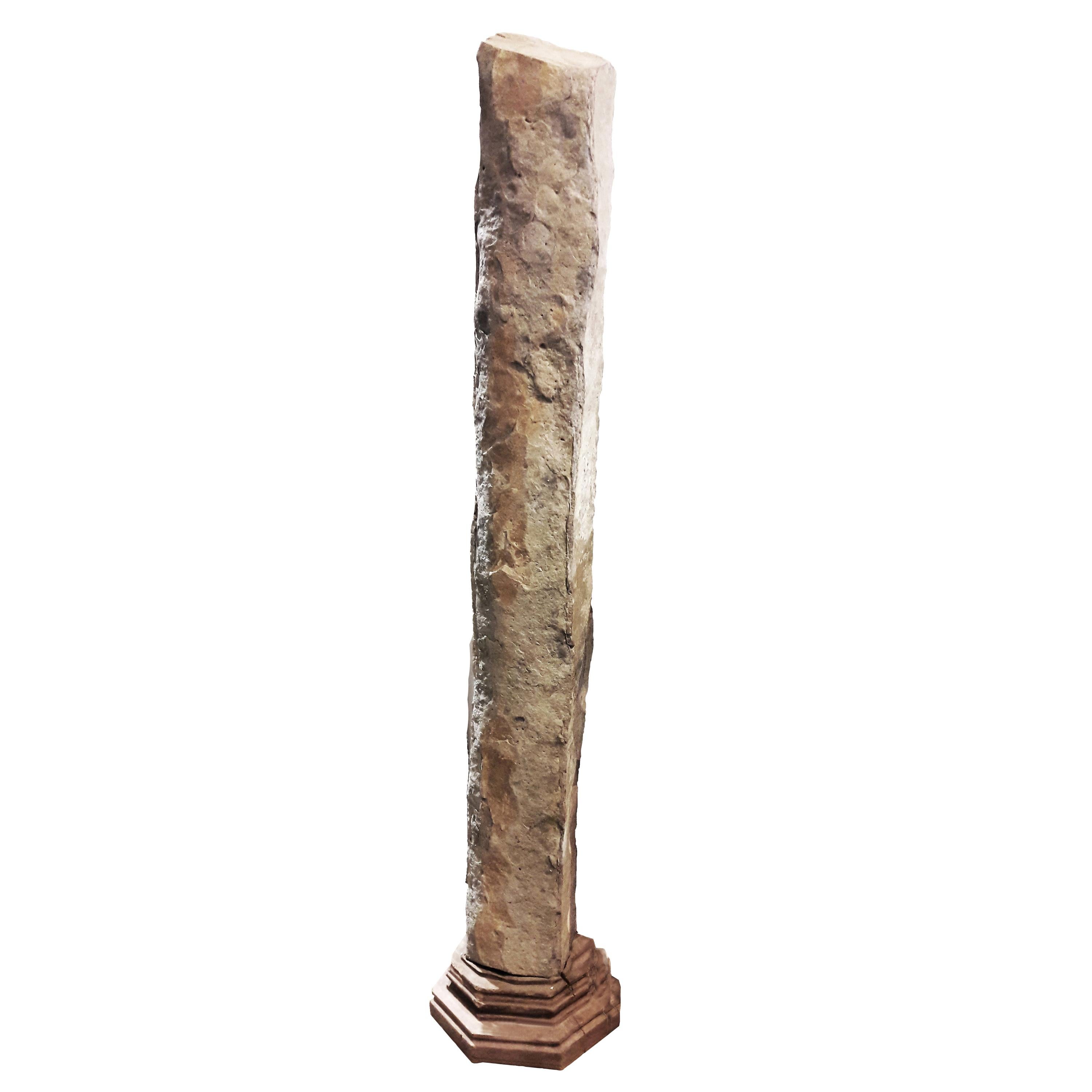 16th Century Stone Pillar, Sianxi, China For Sale