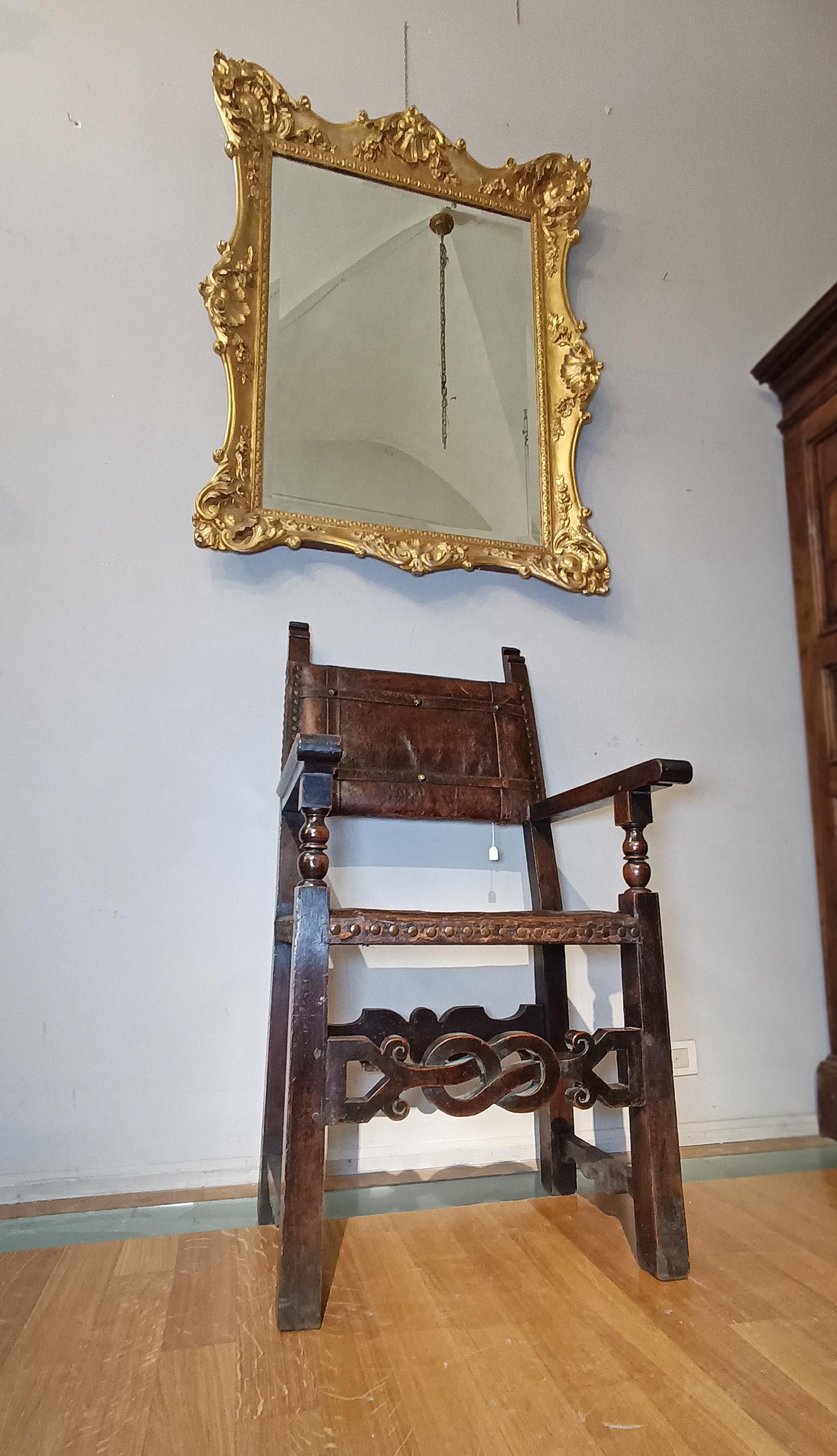 16th CENTURY TUSCANY RENAISSANCE ARMCHAIR en venta 3