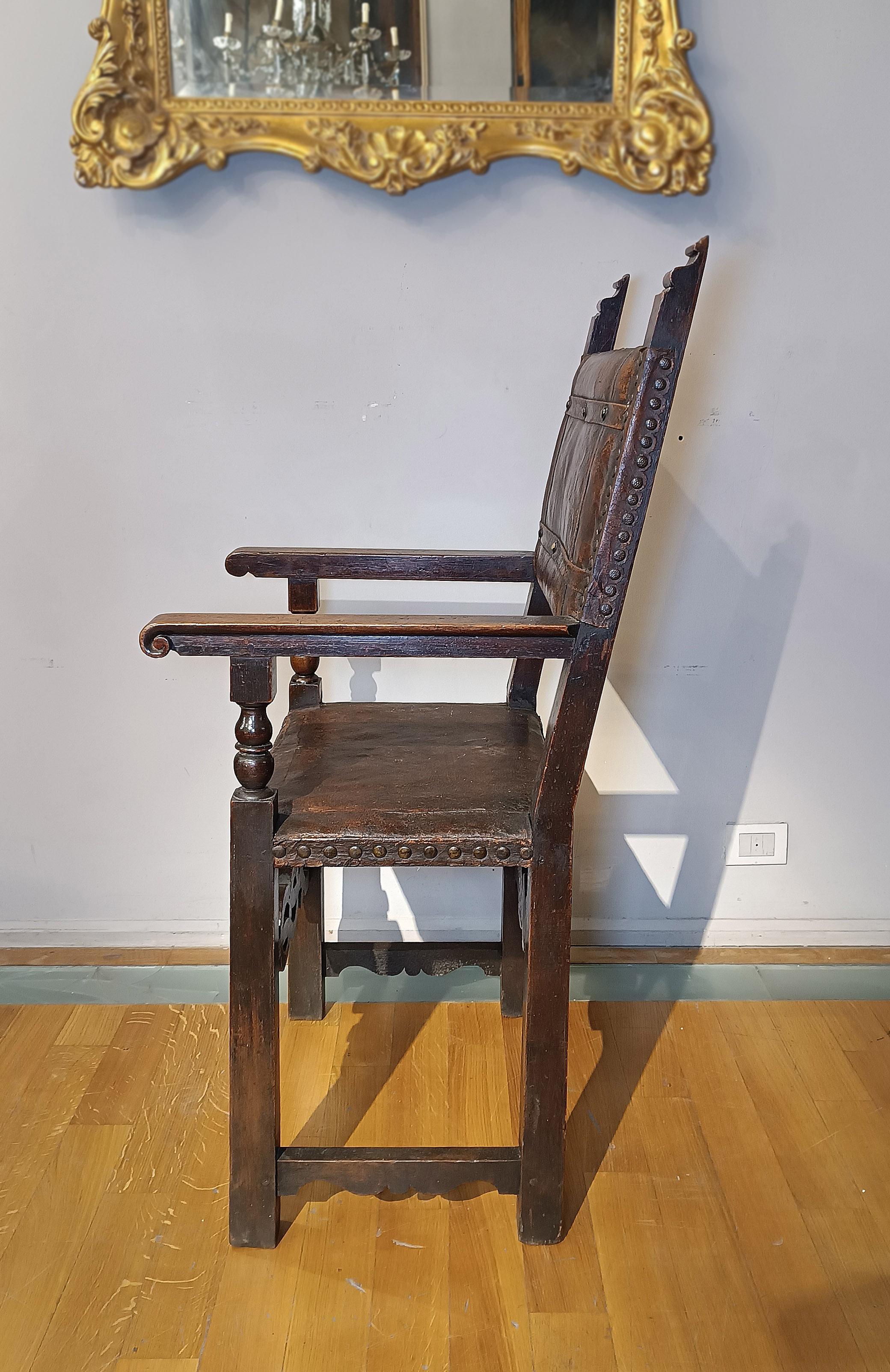 16th CENTURY TUSCANY RENAISSANCE ARMCHAIR Renacimiento en venta