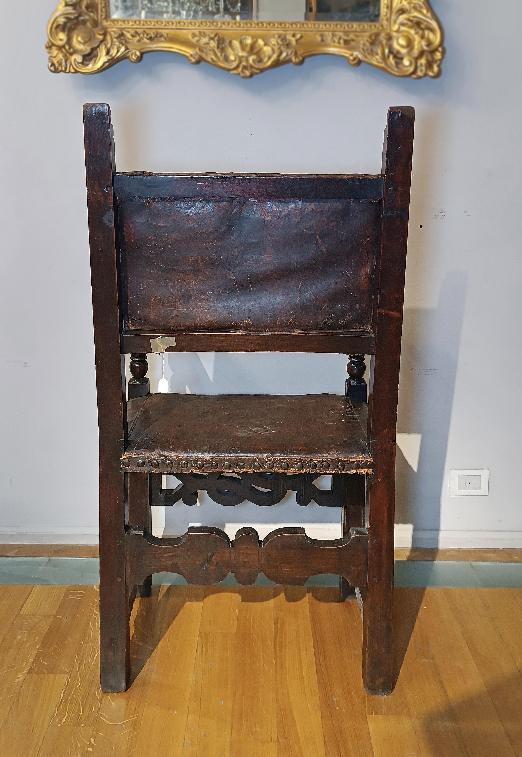 16th CENTURY TUSCANY RENAISSANCE ARMCHAIR Italian en venta