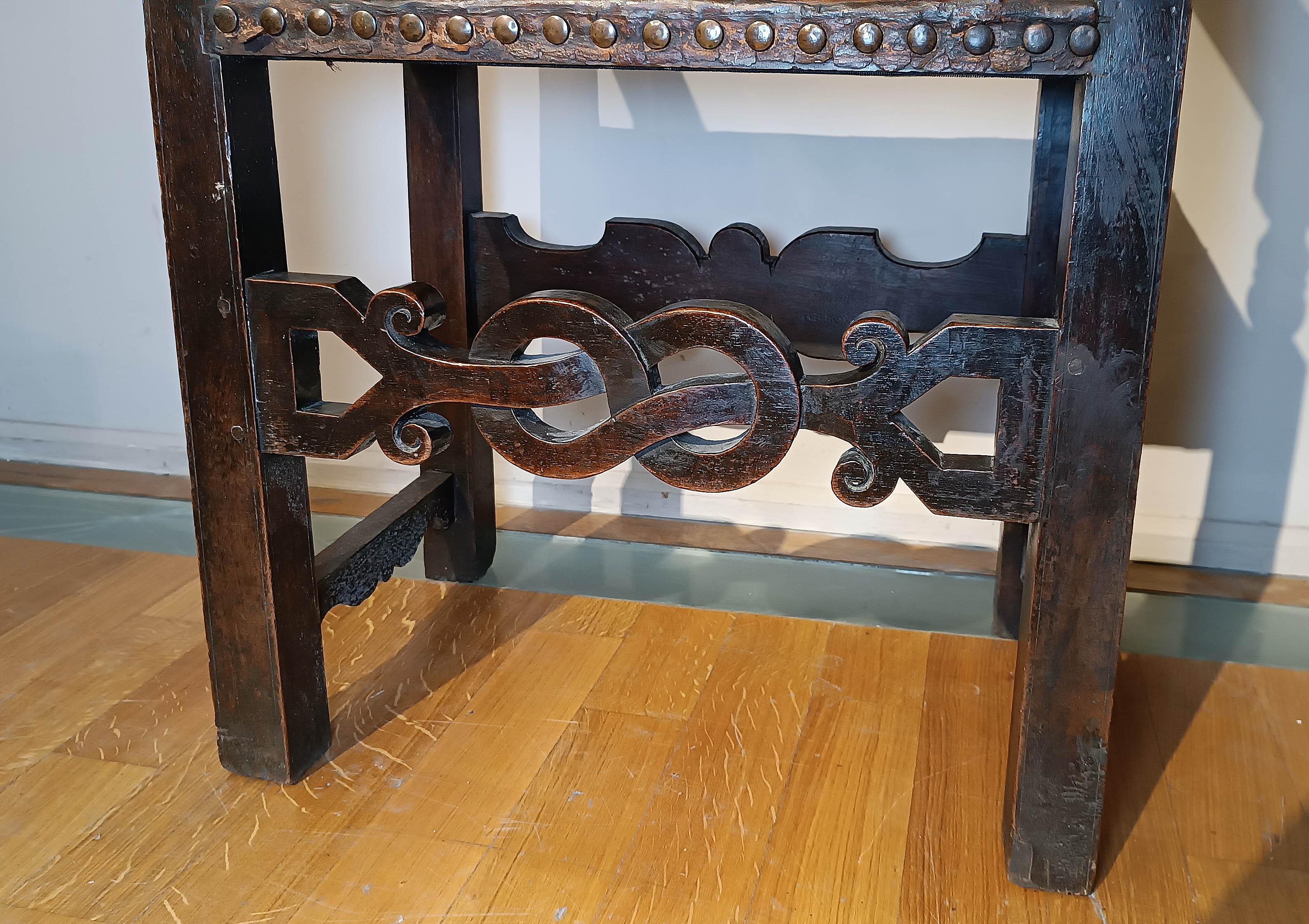 16th CENTURY TUSCANY RENAISSANCE ARMCHAIR en Bueno estado para la venta en Firenze, FI