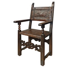 16th CENTURY TUSCANY RENAISSANCE ARMCHAIR