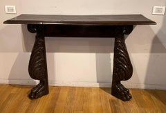 16th Century Tuscany Walnut Consolle