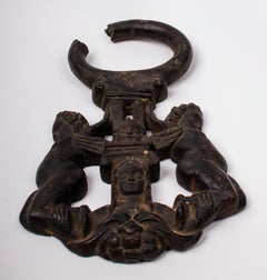 16th Century Venetian Bronze Door Knock with Children Figures