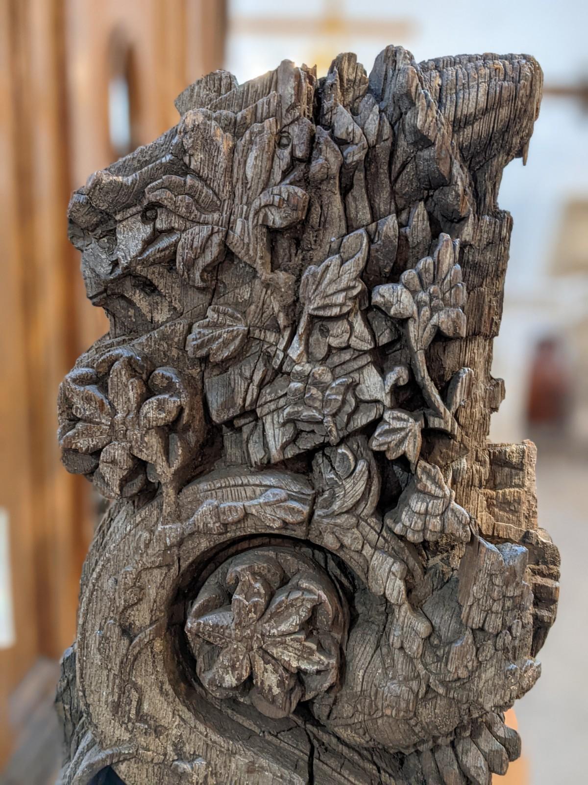 16th Century Woodcarving from France In Good Condition In Dallas, TX