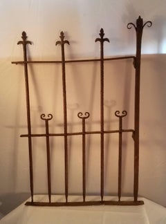 16th Century Wrought Iron Grotto Gate Hand Forget Early Renaissance Motiven