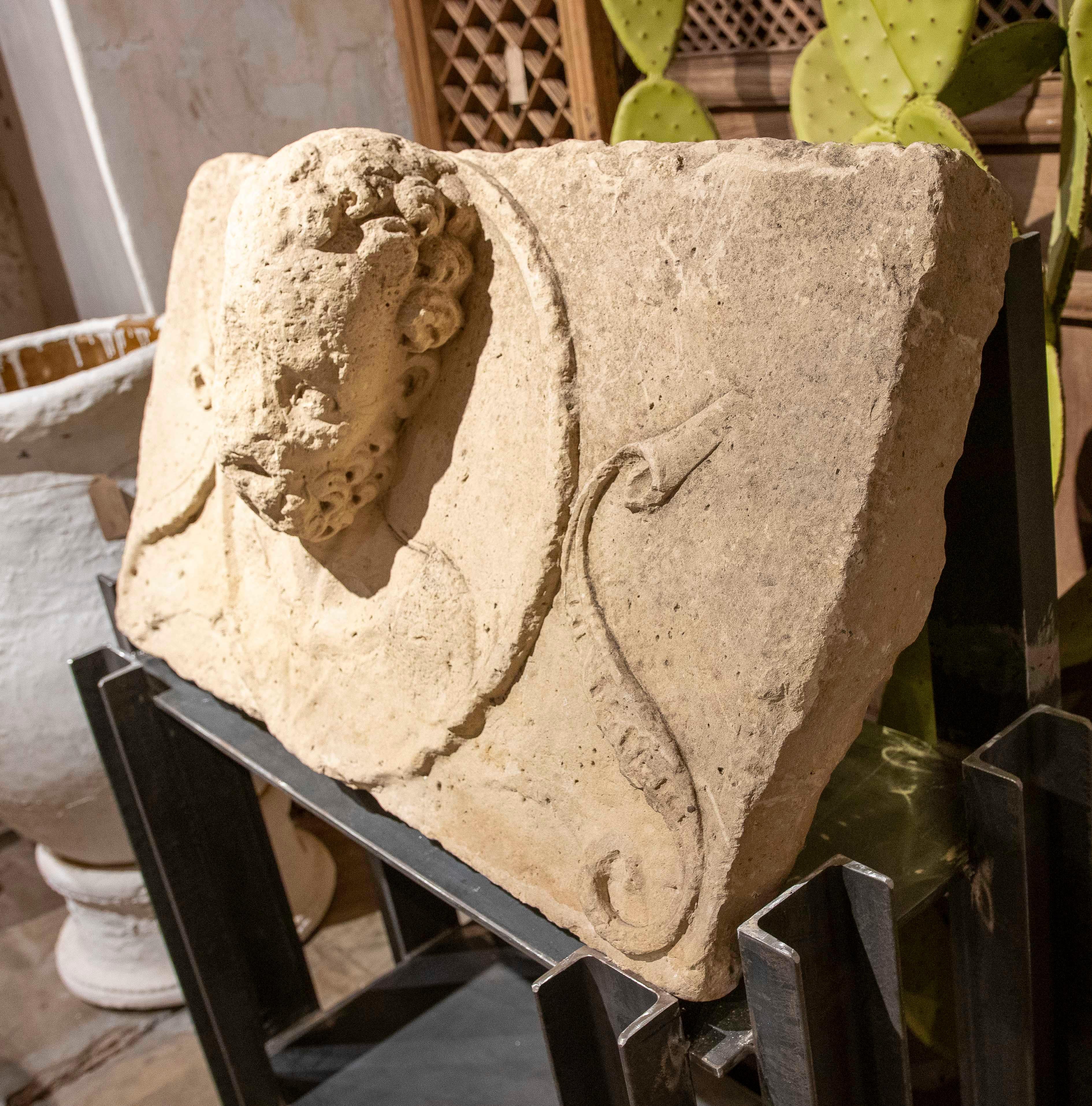 16th Hand Carved Stone Relief Renaissance Building Façade For Sale 9