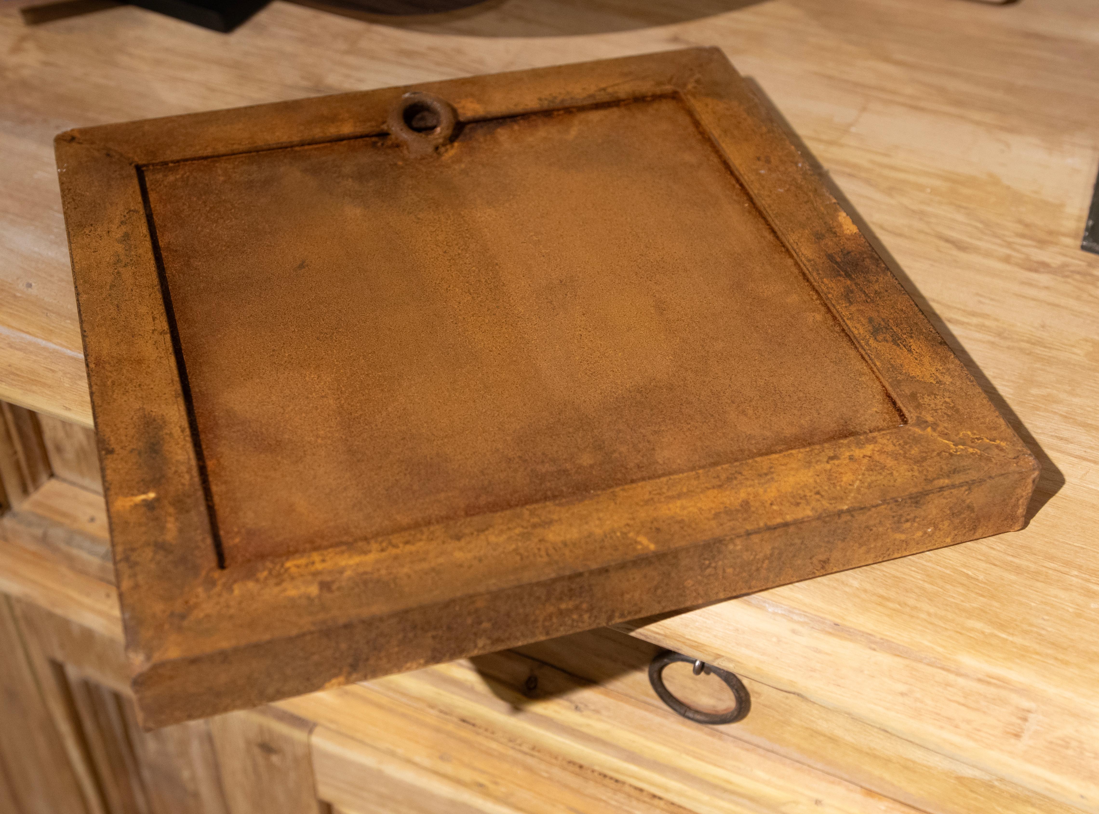 16th Pair of Historic Glazed Tiles with Organic Relief Design im Angebot 4