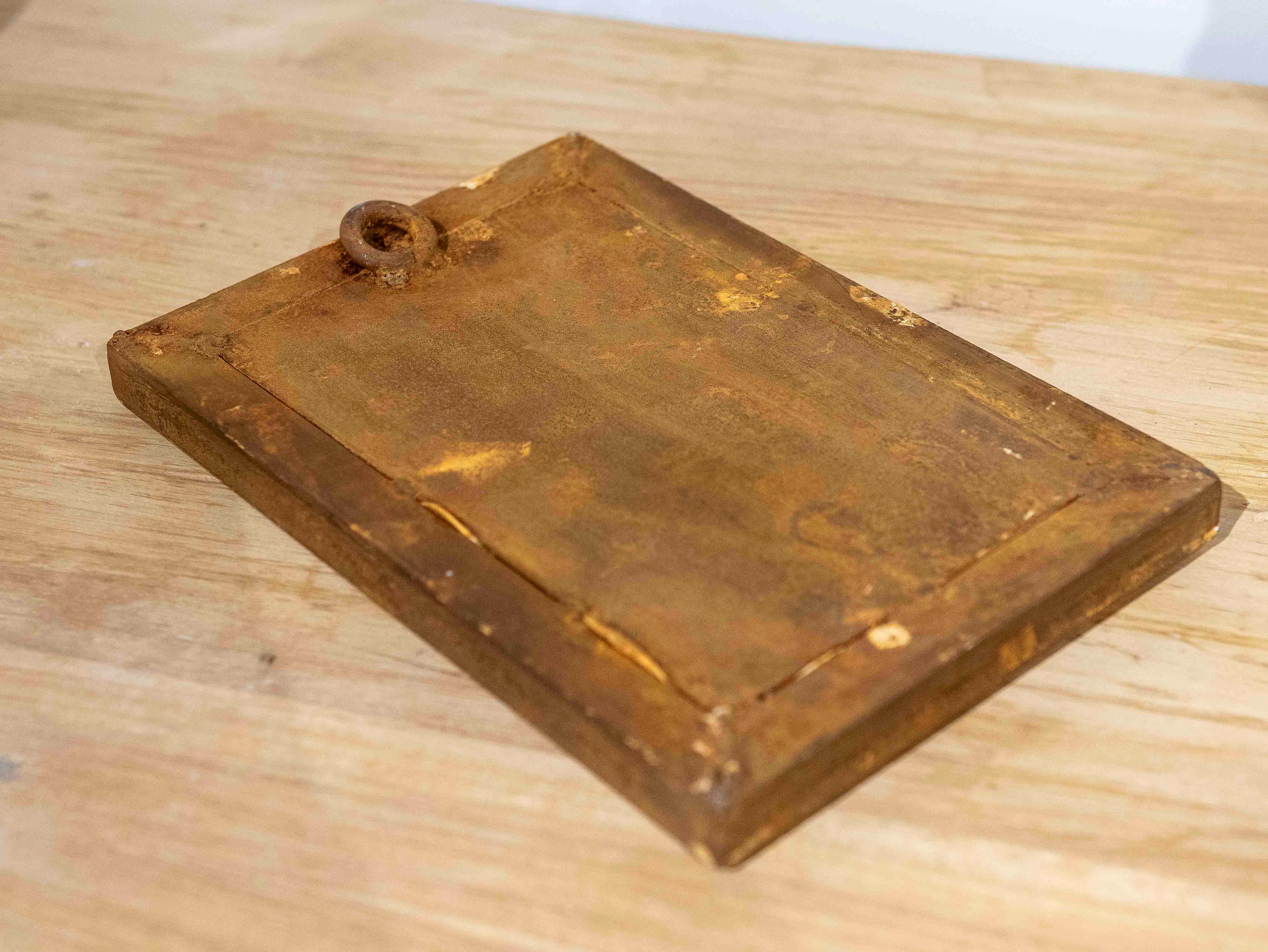 16th Panel of Six Antique Tiles with Enamelled Floral Motifs en venta 2