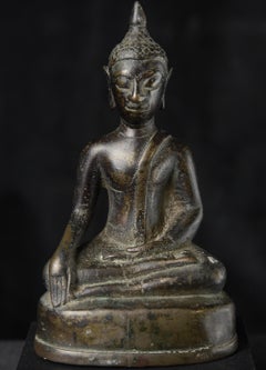 16thC Fine Solid Cast Northern Thai Buddha