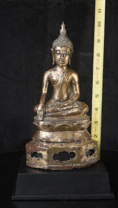 16thC Northern Thai Bronze Buddha, Very Finely Cast and Sculpted, 10654