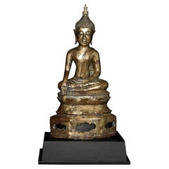 16thC Northern Thai Bronze Buddha, Very Finely Cast and Sculpted, 7920