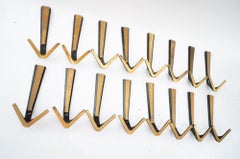 16x wall hooks by herta baller around 1950s ( custom listing )