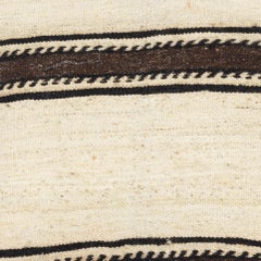 16"x16" Hand-Woven Kilim Cushion Cover. Lace Pillow. Traditional Accent Pillow