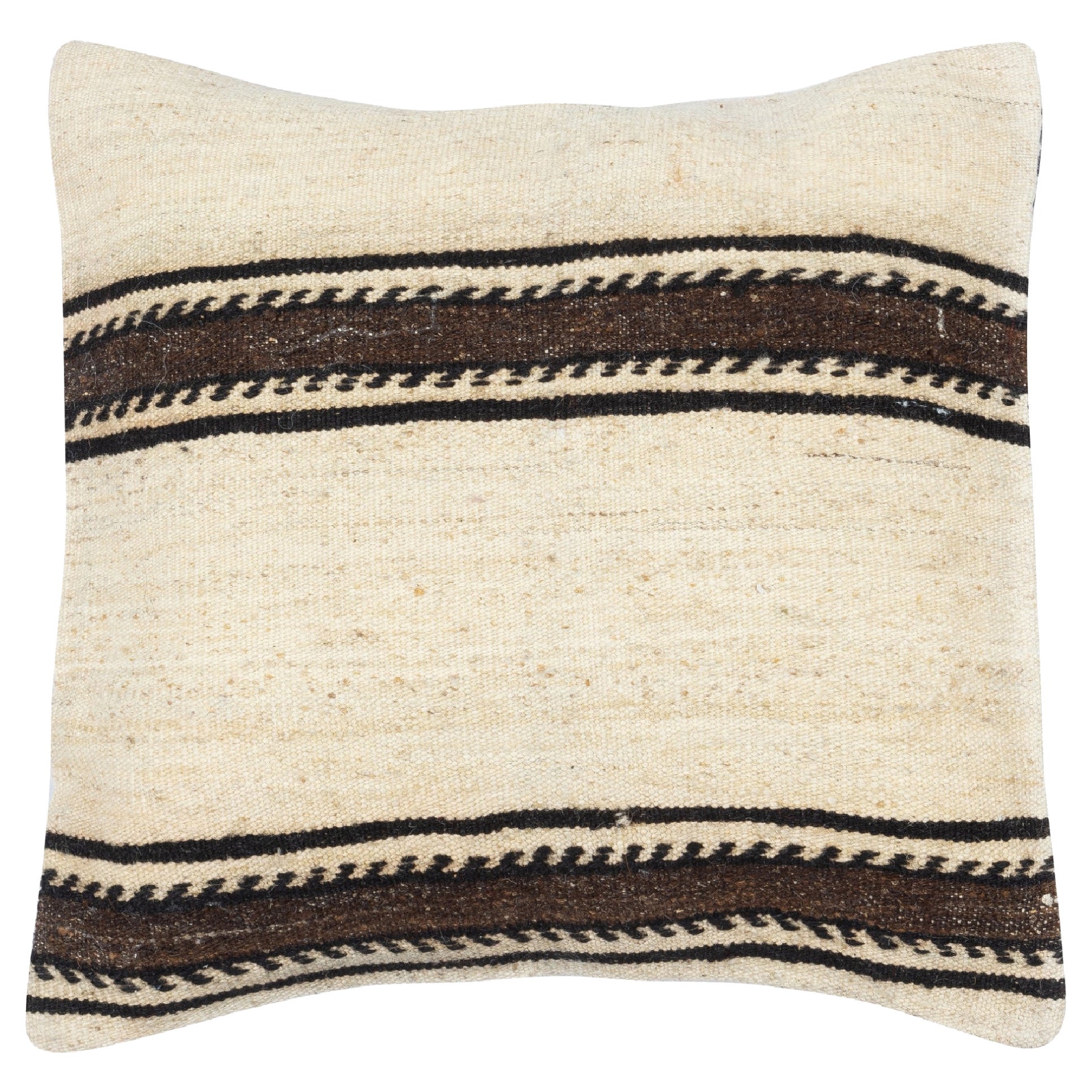 Copricuscino Kilim intrecciato a mano 16 "x16". Cuscino in pizzo. Cuscino d
Accento Tradizionale in vendita