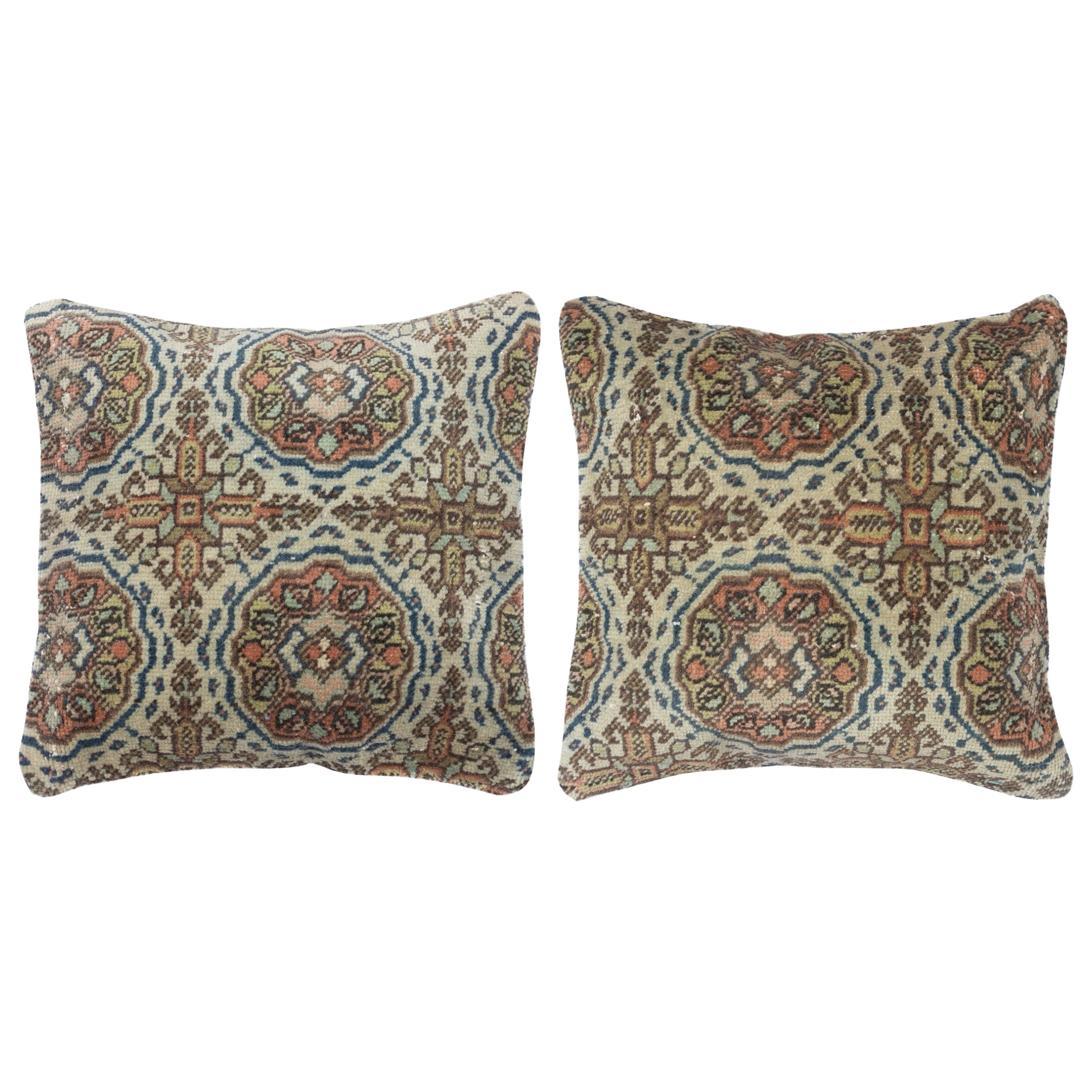 SET DI 2 Federe vintage 16 "x16". Copricuscini. Fodere per cuscini in vendita