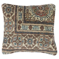 16"x16" Vintage Rug Cushion Cover. Square Turkish Pillowcase. Throw Pillow Cover