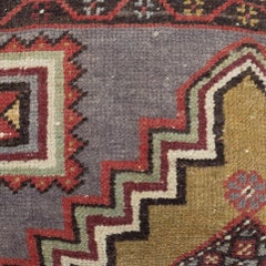16"x16" Vintage Rug Pillowcase. Handmade Rug Cushion Cover. Turkish Toss Pillow