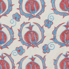 Copricuscino in cotone con ricamo 16 "x17". Cuscino decorativo tradizionale fatto a mano