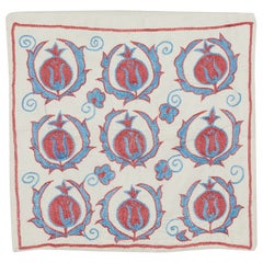 Housse de coussin en coton brodé 16 "x17". New Lace Pillow. Oreiller fait à la main