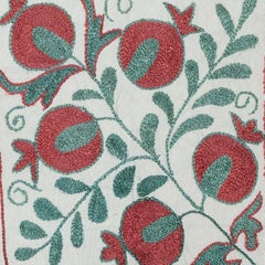 16"x18" Embroidered Cotton Cushion Cover. Pomegranate Tree Design Throw Pillow